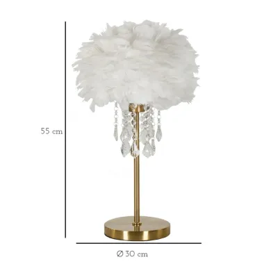 Lampa stołowa DIAMON 30X55 cm